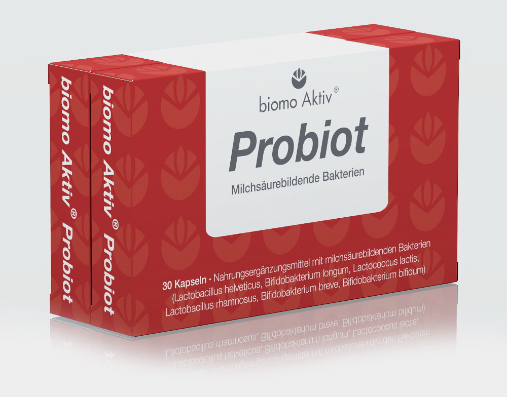 biomo Aktiv Probiot 2X30 St Kapseln
