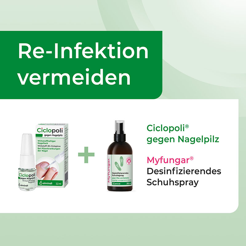 Ciclopoli gegen Nagelpilz Nagellack 3.3 ml Wirkstoffhaltiger Nagellack