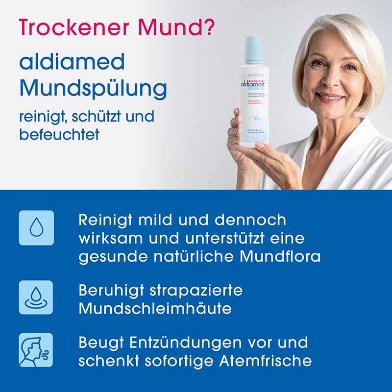 aldiamed Mundspülung 500 ml Flüssigkeit