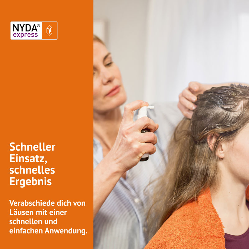 NYDA express gegen Läuse & Nissen 2x50ml 2X50 ml Pumplösung