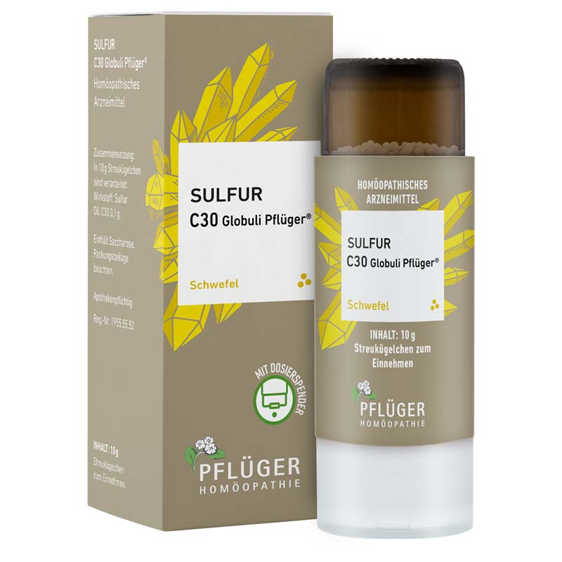 Sulfur C30 Globuli Pflüger 10 g Globuli