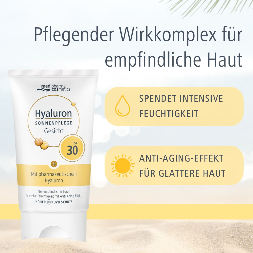 HYALURON Sonnenpflege Gesicht LSF 30 50 ml Creme