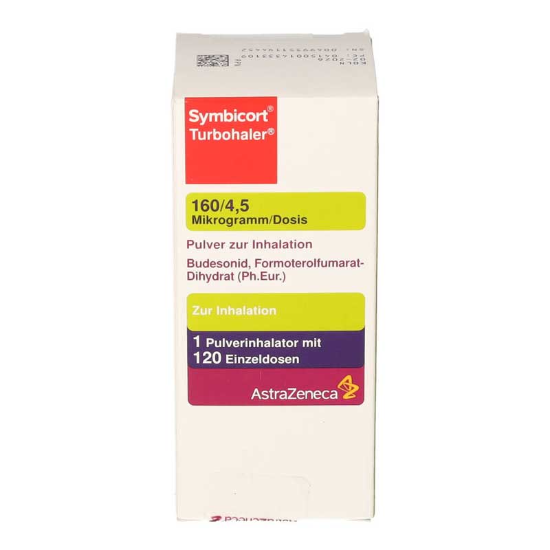 Symbicort Turbohaler 160/4,5 Mikrogramm/Dosis 1 St Inhalationspulver