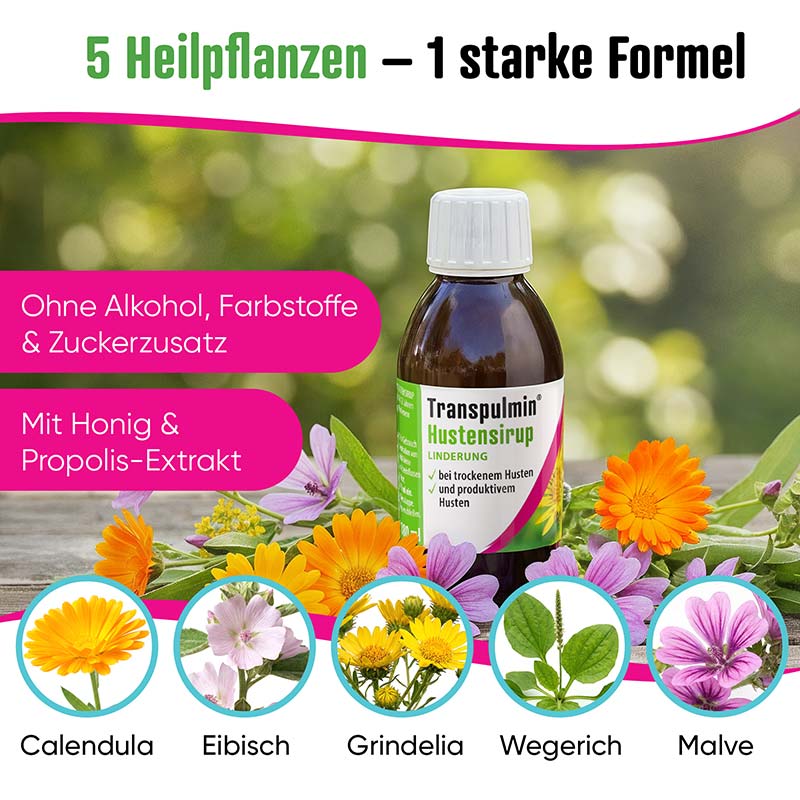 Transpulmin Hustensirup 180 ml Sirup