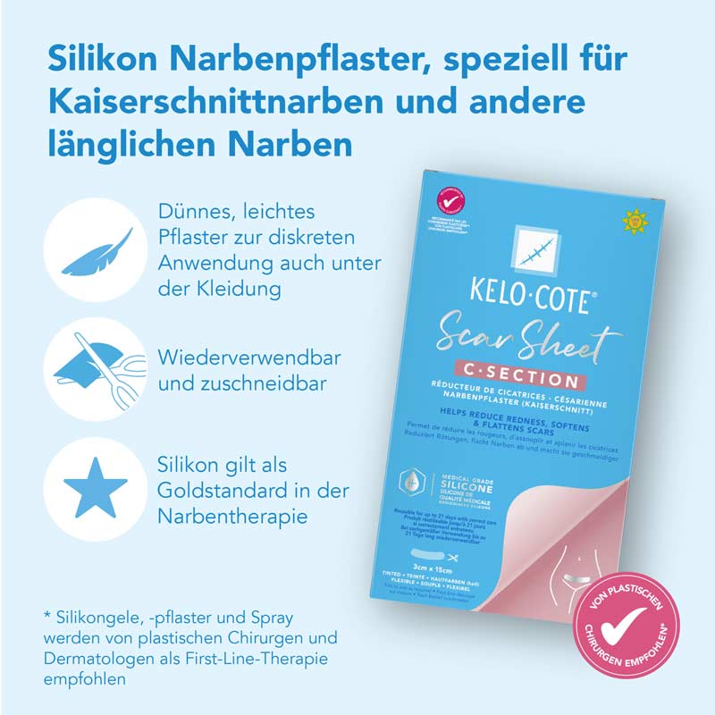 KELO-COTE NARBENPFLASTER KAISERSCHNITT  1 St Pflaster