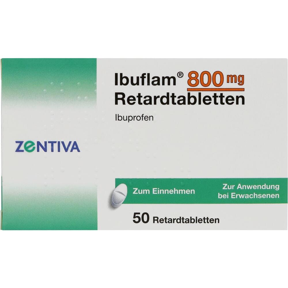 Ibuflam 800mg 50 St Retard-Tabletten