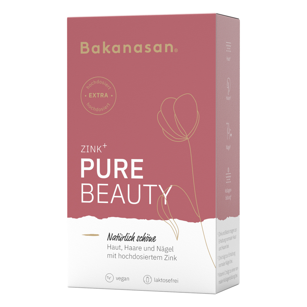 Bakanasan ZINK+ PURE BEAUTY 60 St Kapseln