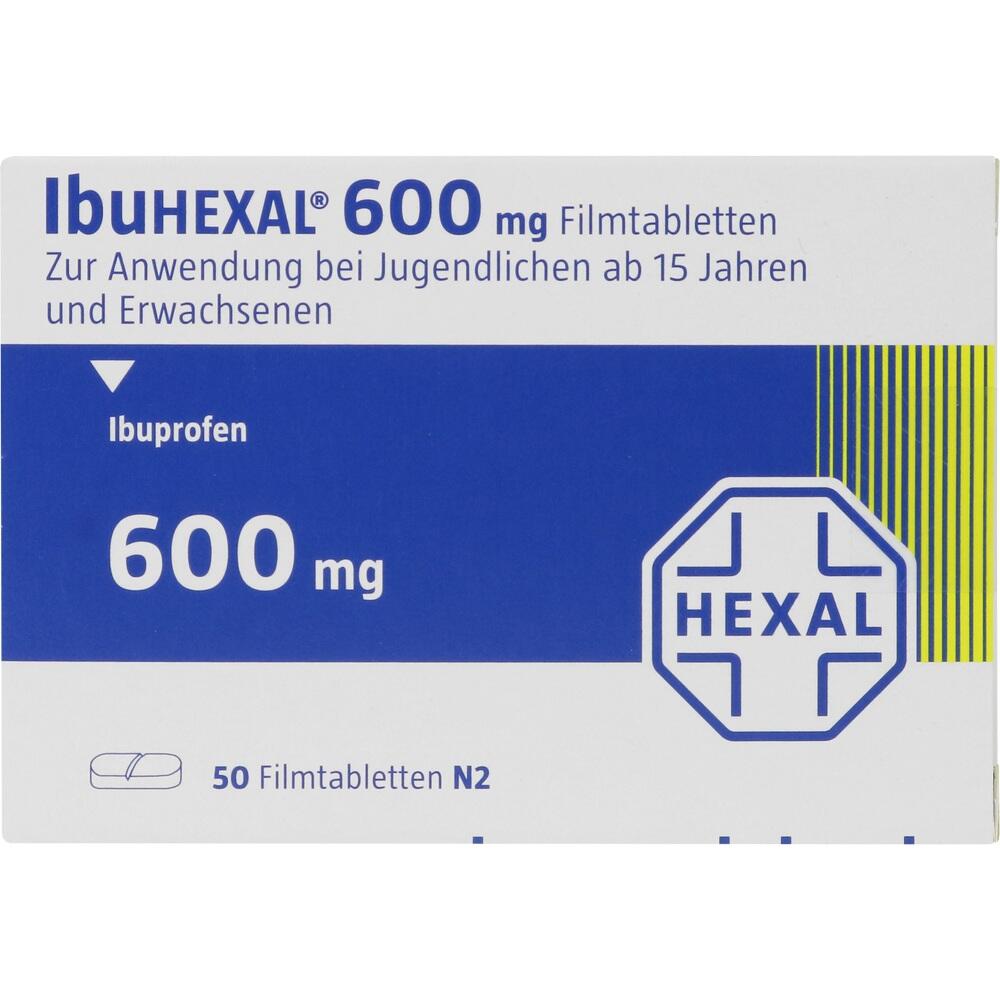 IbuHEXAL 600mg 50 St Filmtabletten