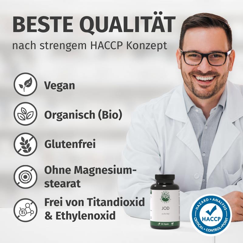 GREEN NATURALS Jod 200ug 365 St Kapseln
