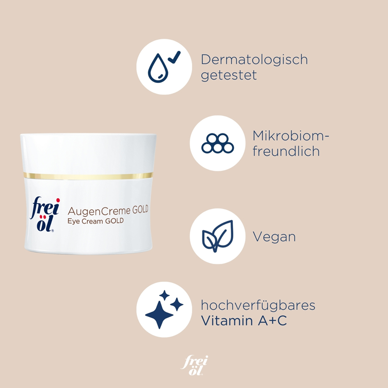 freiÖl Augencreme GOLD 15 ml Augencreme