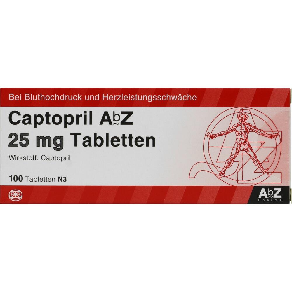 Captopril AbZ 25mg 100 St Tabletten
