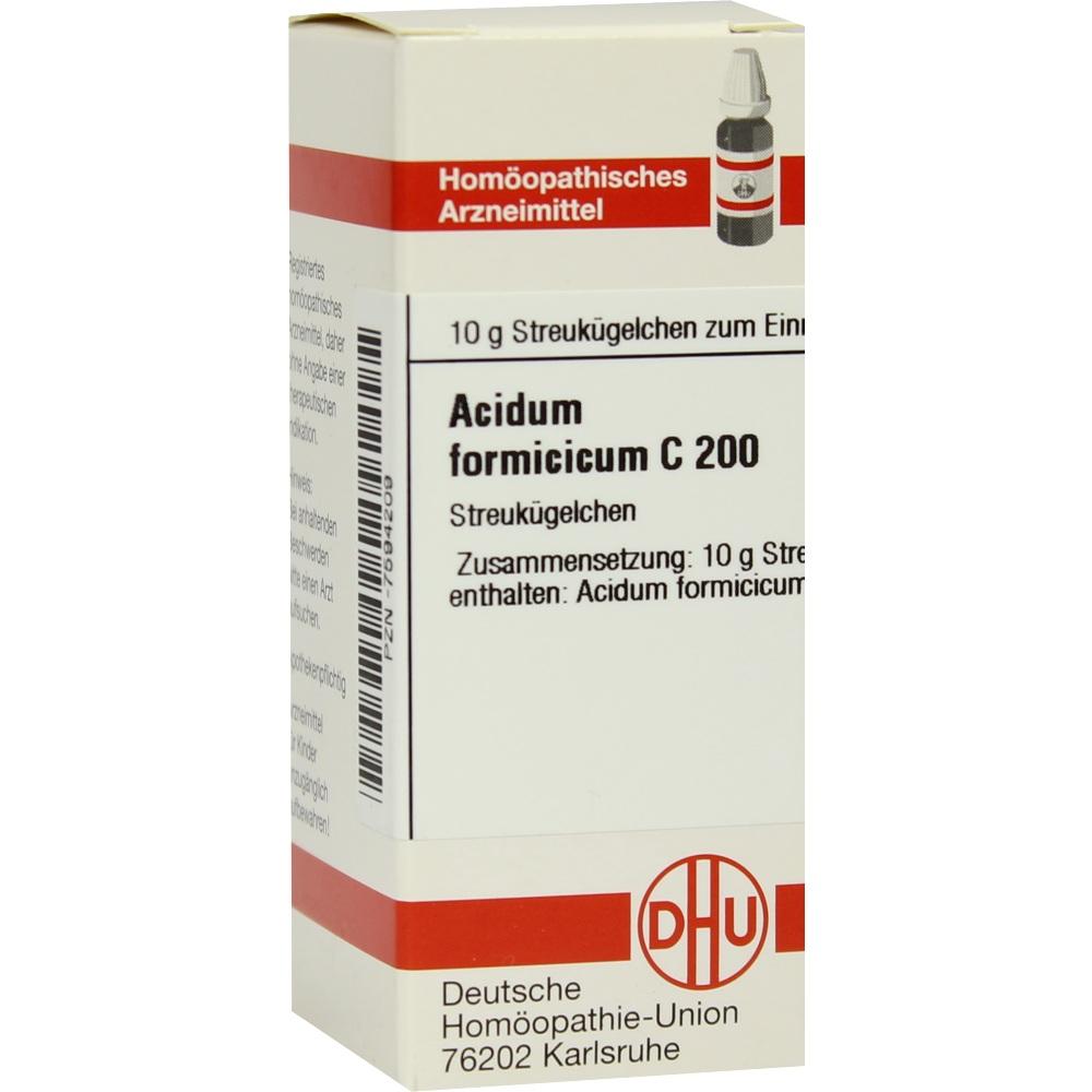 ACIDUM FORMICICUM C 200 Globuli 10 g Globuli