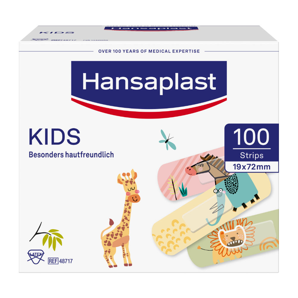 Hansaplast KIDS Strips 19x72mm + 20% Rabatt* 100 St Pflaster