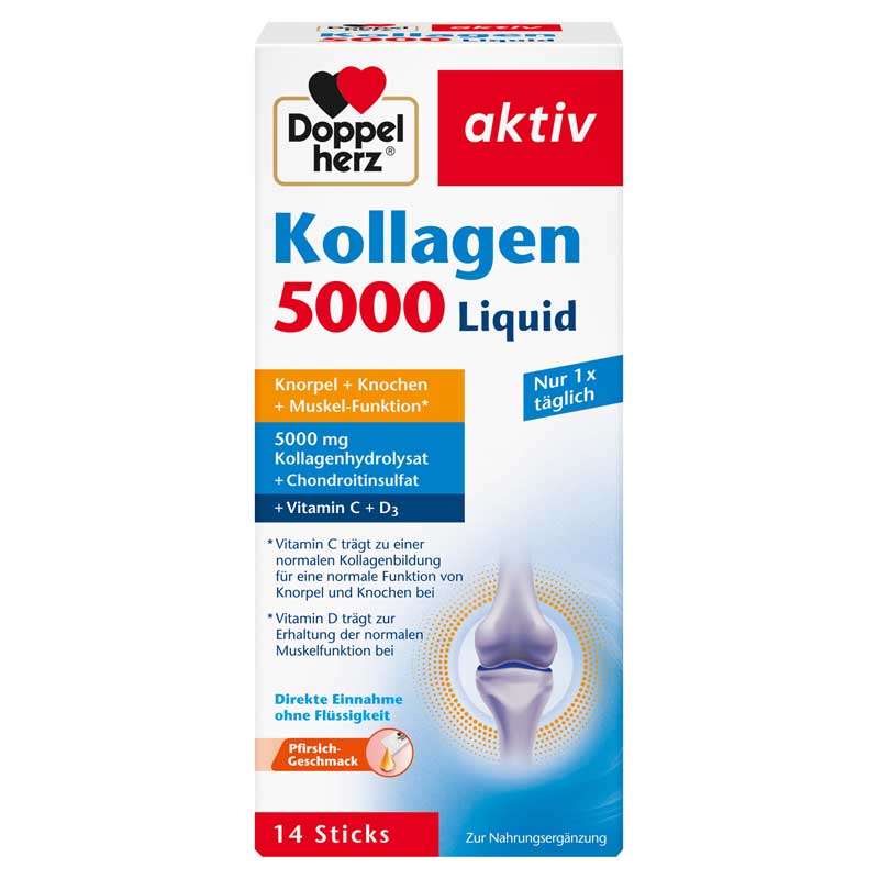 Doppelherz aktiv Kollagen 5000 Liquid 14X10 ml Flüssigkeit