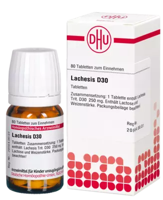 LACHESIS D 30 Tabletten 80 St Tabletten