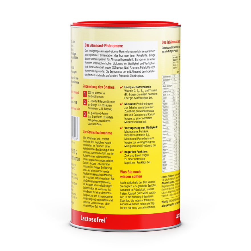 Almased Vitalkost Lactosefrei Pulver 500 g Pulver