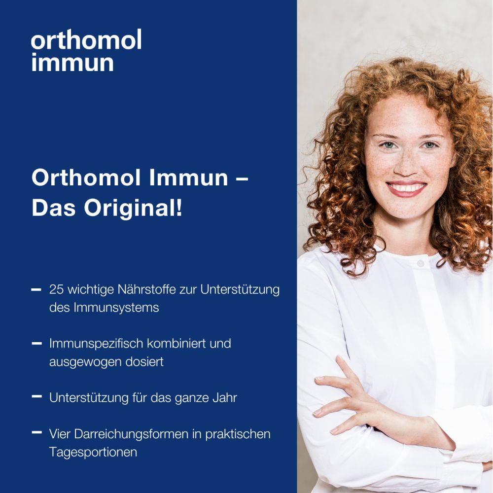 orthomol mmun - Mikronährstoffe mit Vitamin C, Vitamin D und Zink - Tabletten/Kapseln
