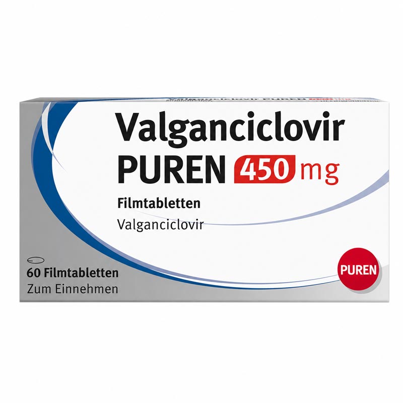 Valganciclovir PUREN 450 mg 60 St Filmtabletten