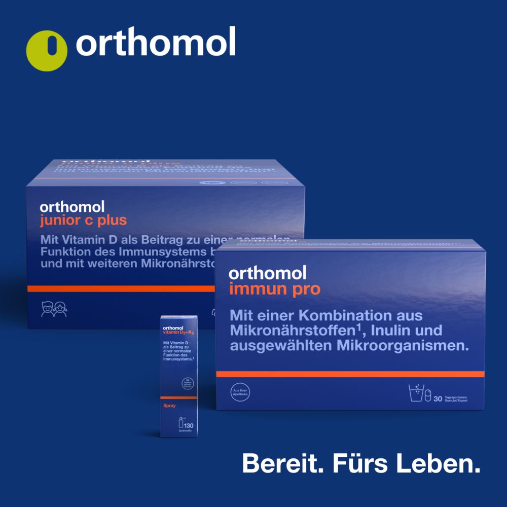 orthomol immun - Mikronährstoffe mit Vitamin C, Vitamin D und Zink - Tabletten/Kapseln