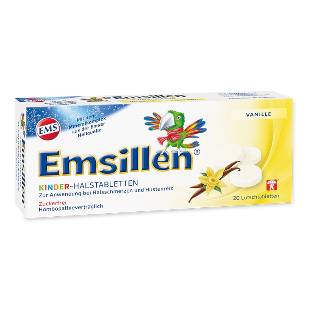 Emsillen KINDER Vanille 20 St Lutschtabletten