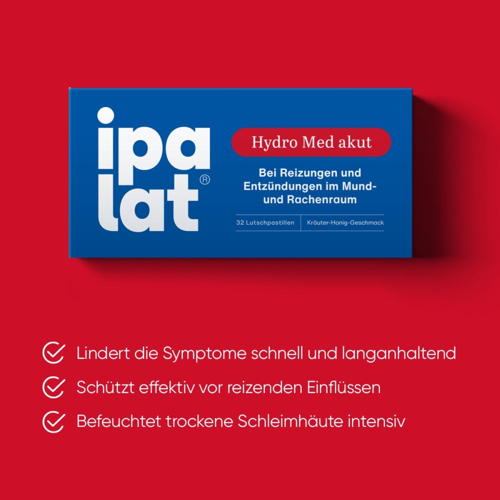 ipalat Hydro Med akut 32 St Lutschpastillen