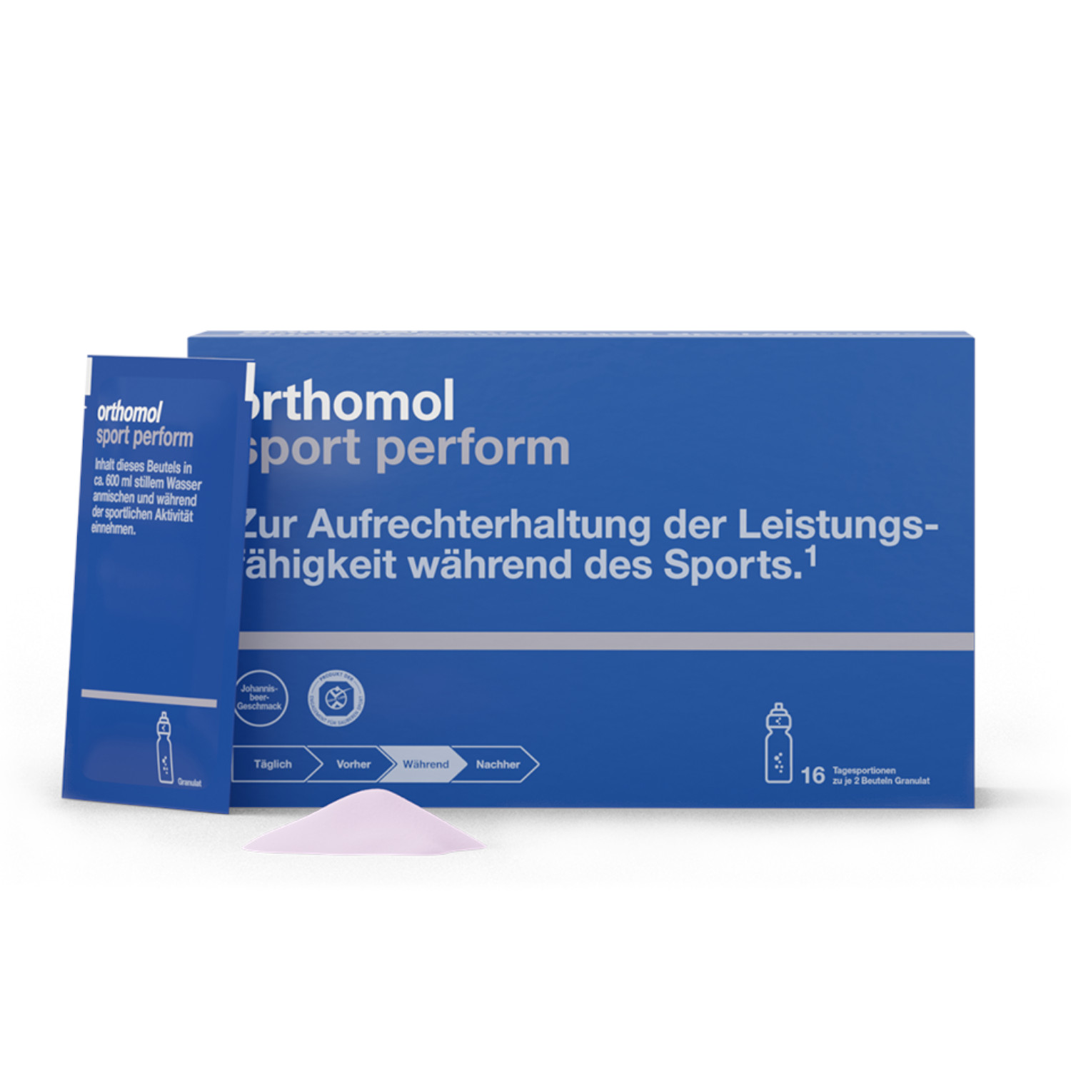orthomol sport perform - Elektrolyte für den Sport - mit Vitamin B12, Magnesium und Calcium - Granulat