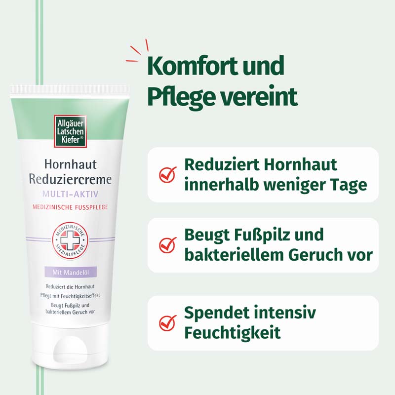 Allgäuer Latschen Kiefer Hornhaut Reduziercreme MULTI-AKTIV 100 ml Creme