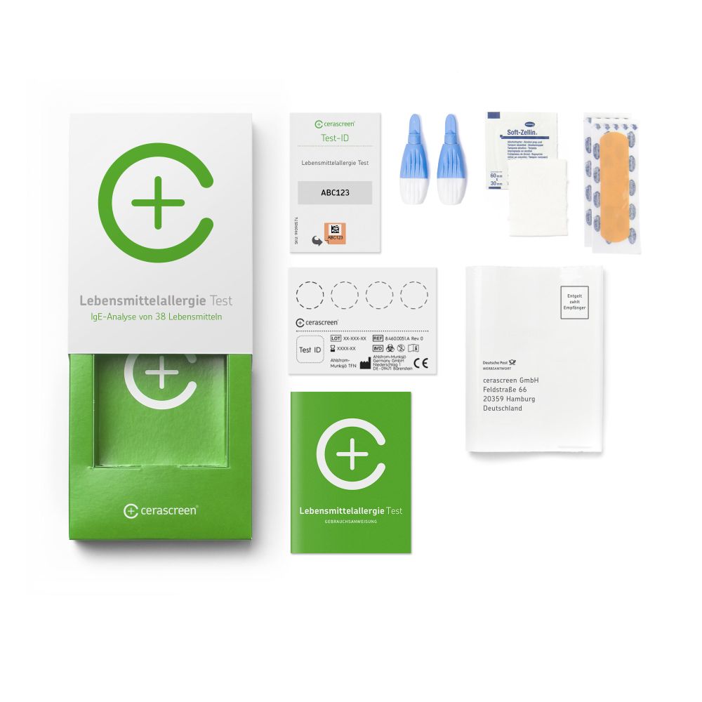 cerascreen Lebensmittelallergie Test 1 St Test