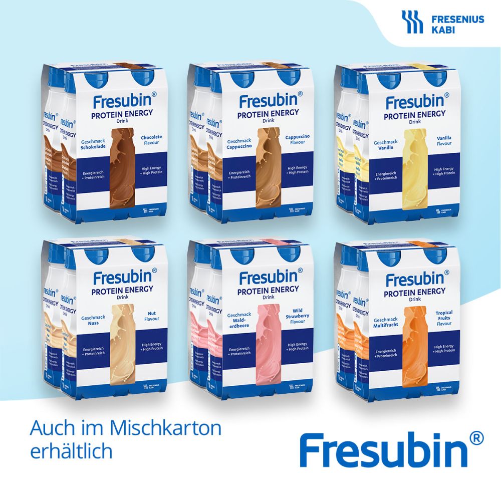 Fresubin Protein Energy DRINK Trinknahrung Nuss 4X200 ml Lösung