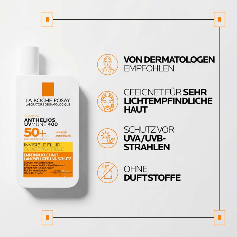 LA ROCHE-POSAY ANTHELIOS UVMUNE 400 LSF 50+ 50 ml Flüssigkeit