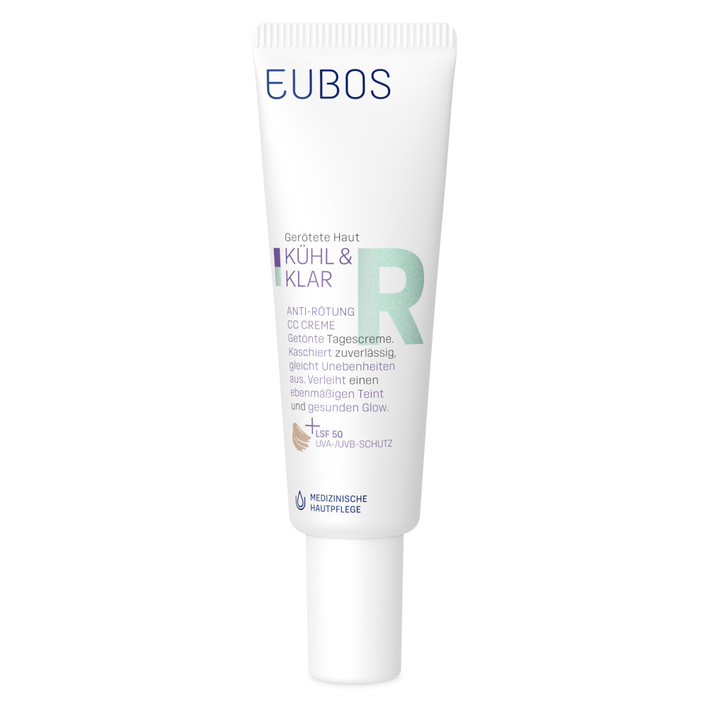EUBOS KÜHL & KLAR Anti-Rötung CC Creme LSF50 30 ml Creme