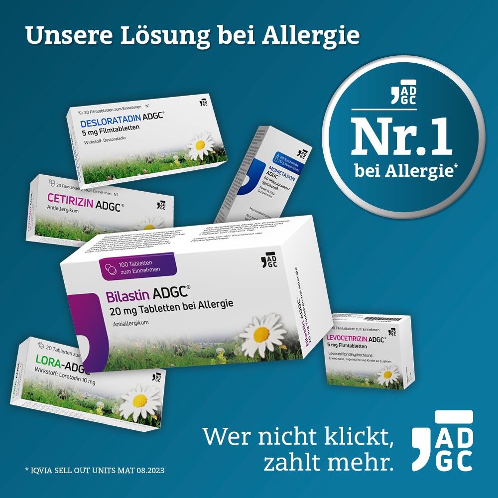 Bilastin ADGC 20 mg 50 St Tabletten