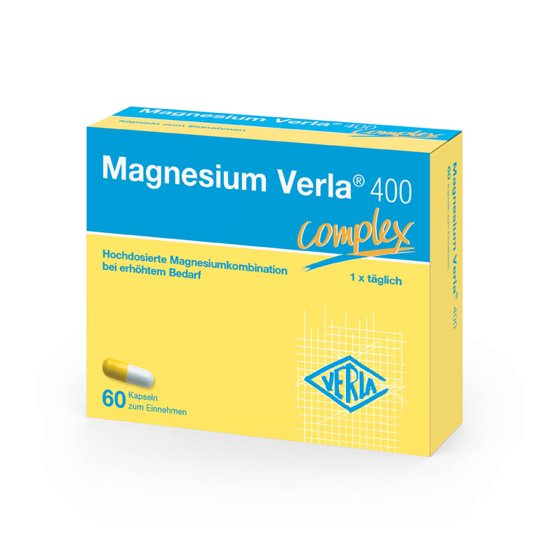 Magnesium Verla 400 complex 60 St Kapseln