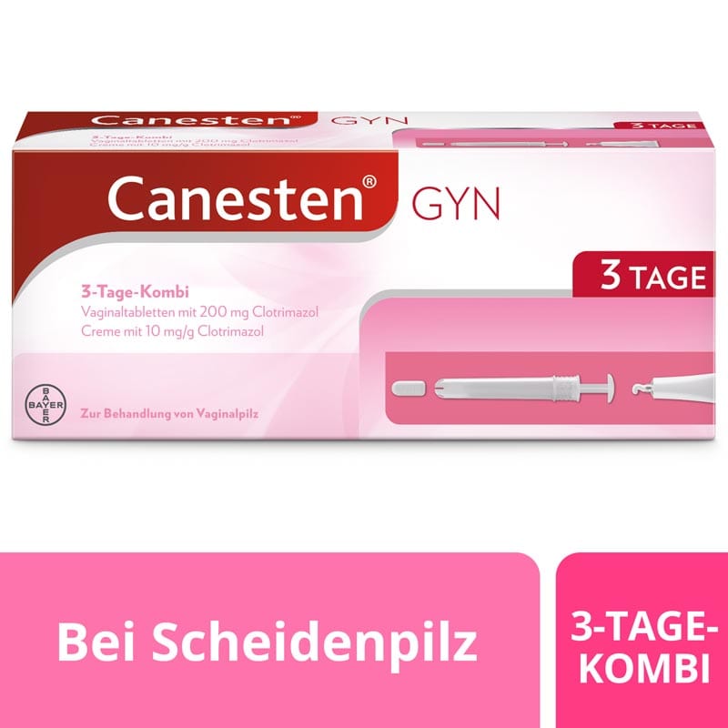 Canesten GYN 3-Tage Kombi zur effektiven Behandlung von Scheidenpilz 1 Packung Kombipackung