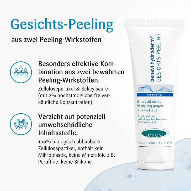 BENEVI Hydroderm Gesichts-Peeling 75 ml Gel