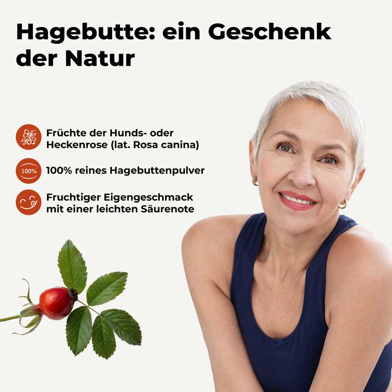 BIO HAGEBUTTE Pulver 300 g Pulver