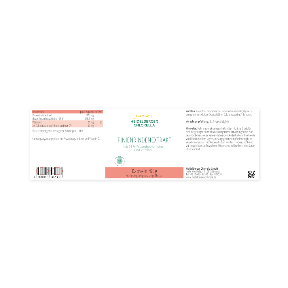 Pinienrindenextrakt Kapseln 120 St 120 St Kapseln