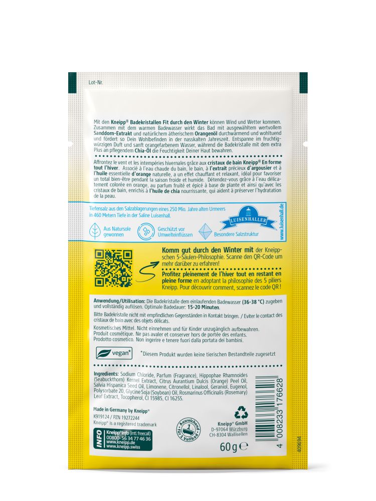 Kneipp Badekristalle FIT DURCH DEN WINTER 60 g Salz