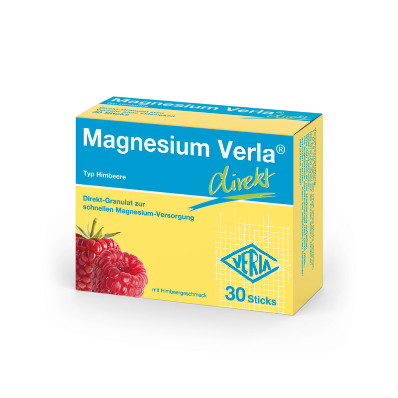 Magnesium Verla direkt Himbeergeschmack 30 St Granulat