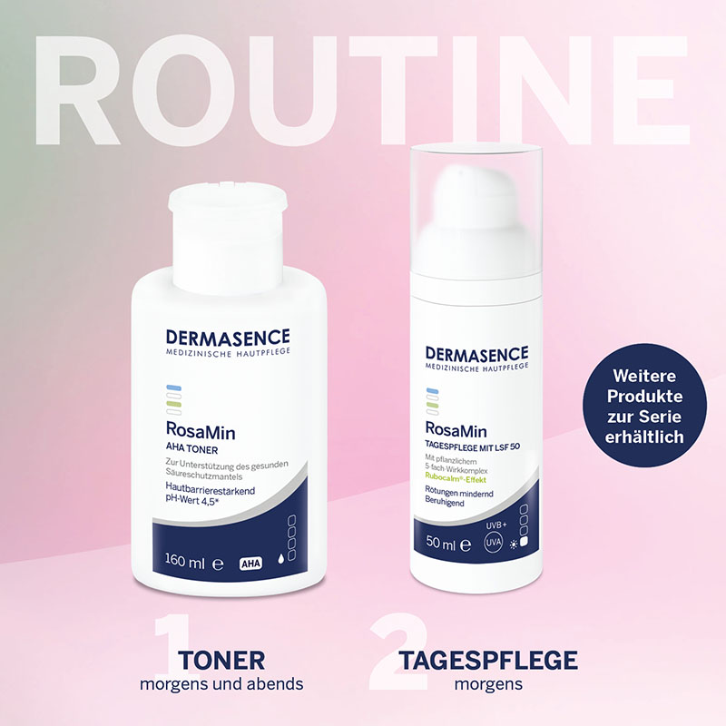 DERMASENCE RosaMin TAGESPFLEGE MIT LSF 50 50 ml Emulsion