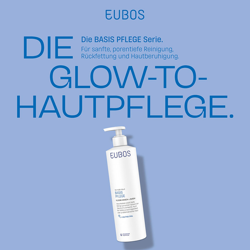 EUBOS FLÜSSIG blau mit Dosierpumpe unparfümiert 400 ml Flüssigkeit