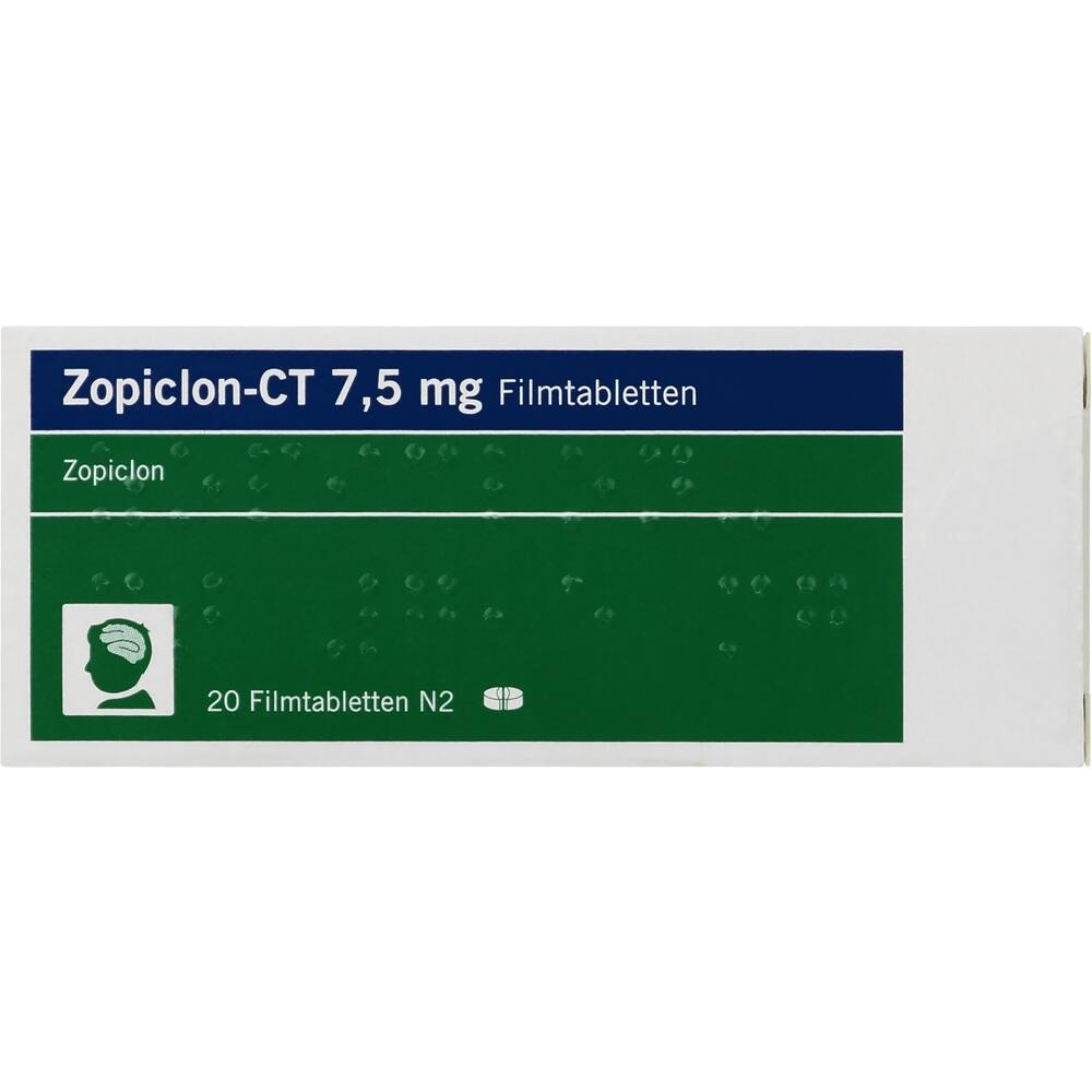 Zopiclon-CT 7,5mg 20 St Filmtabletten