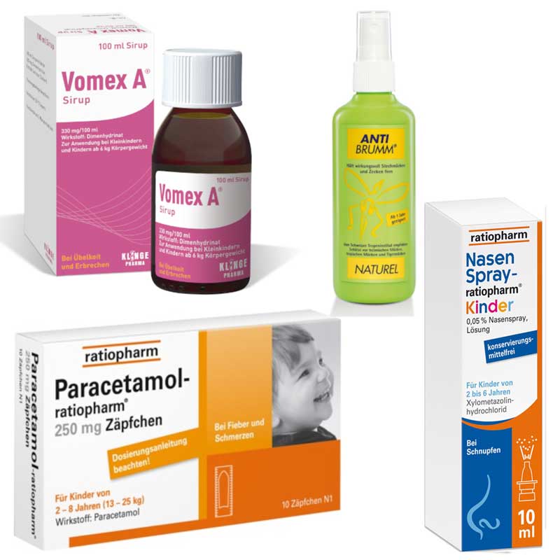 Reiseapotheke Kinder  1 Sparset