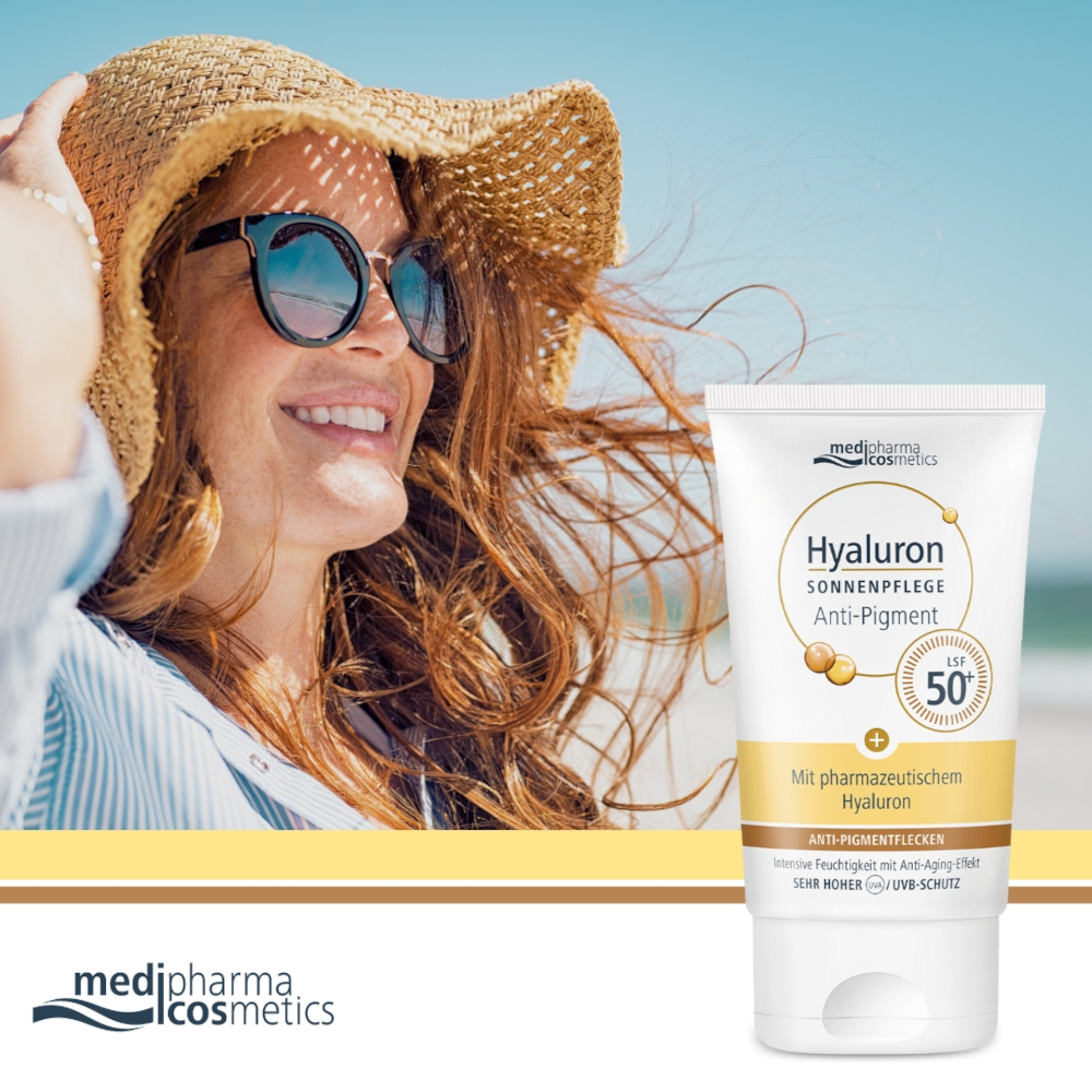 Hyaluron Sonnenpflege Anti-Pigment LSF 50+ 50 ml Creme