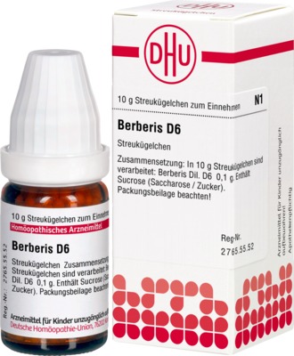BERBERIS D 6 Globuli 10 g Globuli