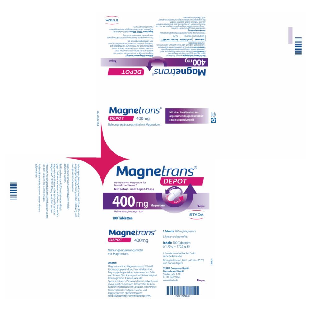 Magnetrans DEPOT 400 mg 100 St Tabletten