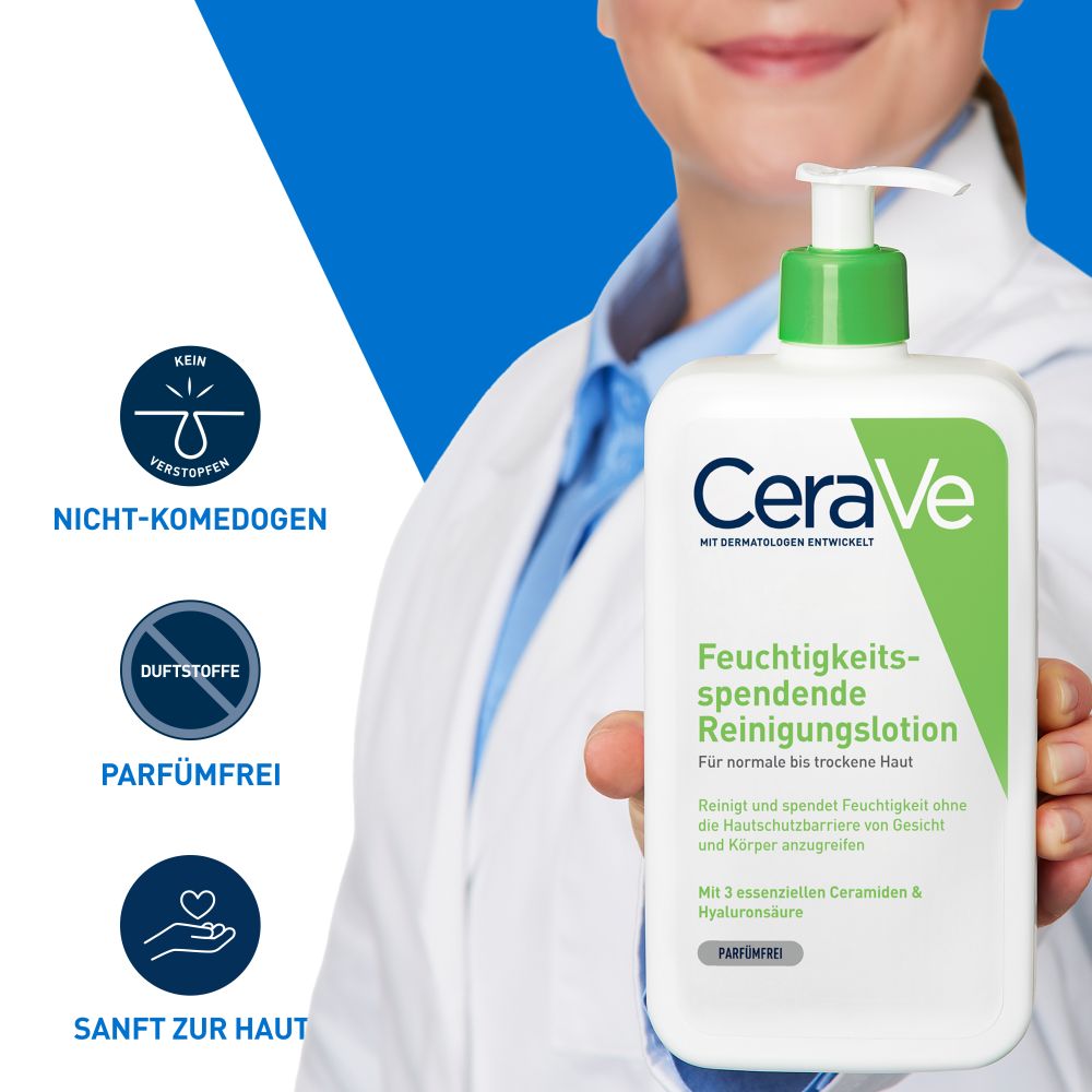 CeraVe Feuchtigkeitsspendende Reinigungslotion 236 ml Lotion