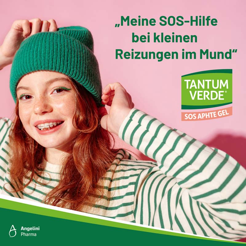 TANTUM VERDE SOS APHTE GEL 8 ml Gel