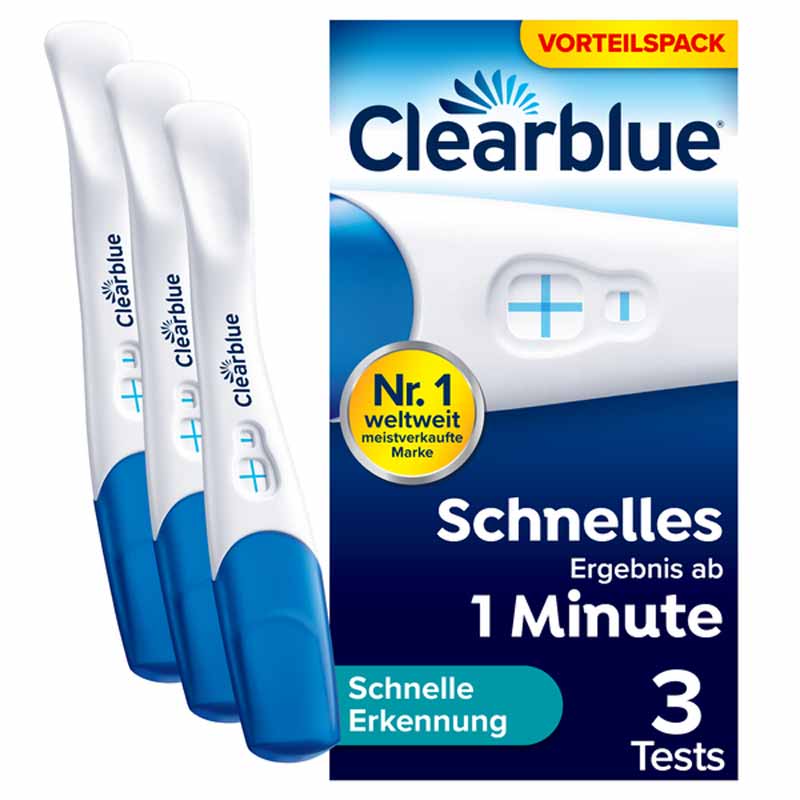 Clearblue Schnelltest 3er Multipack 3 St Test