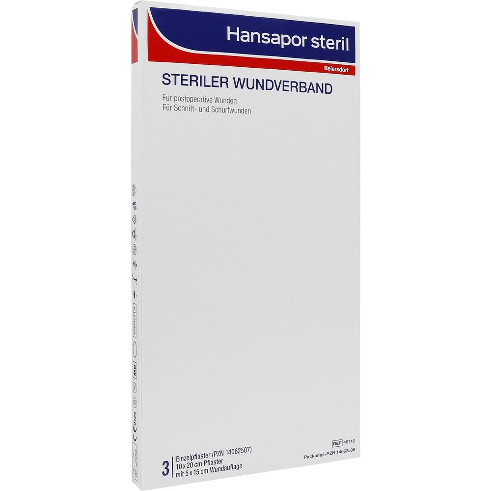 HANSAPOR STERIL 10X20CM